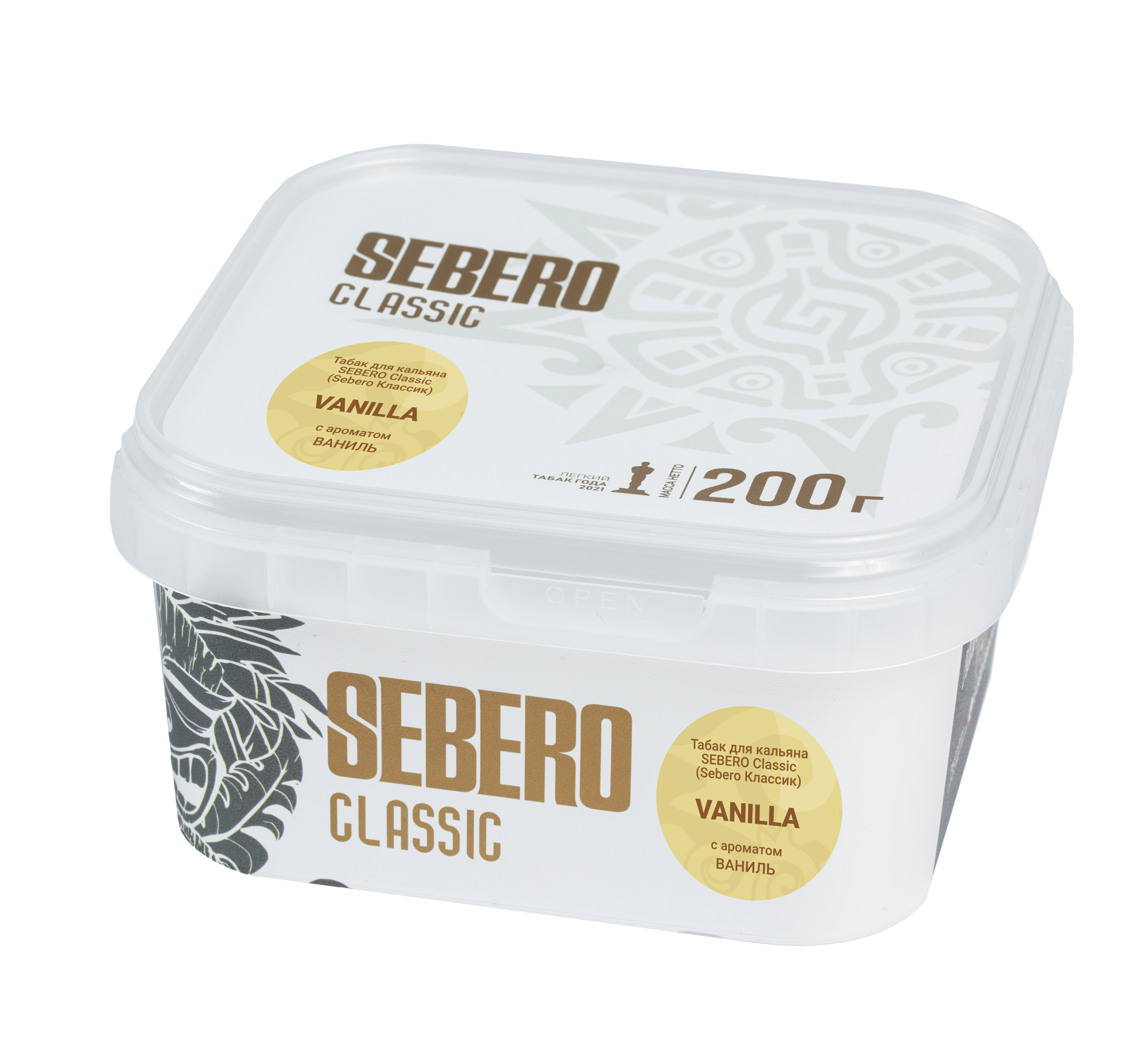 Табак для кальяна - Sebero - VANILLA ( с ароматом ваниль ) - 200 г