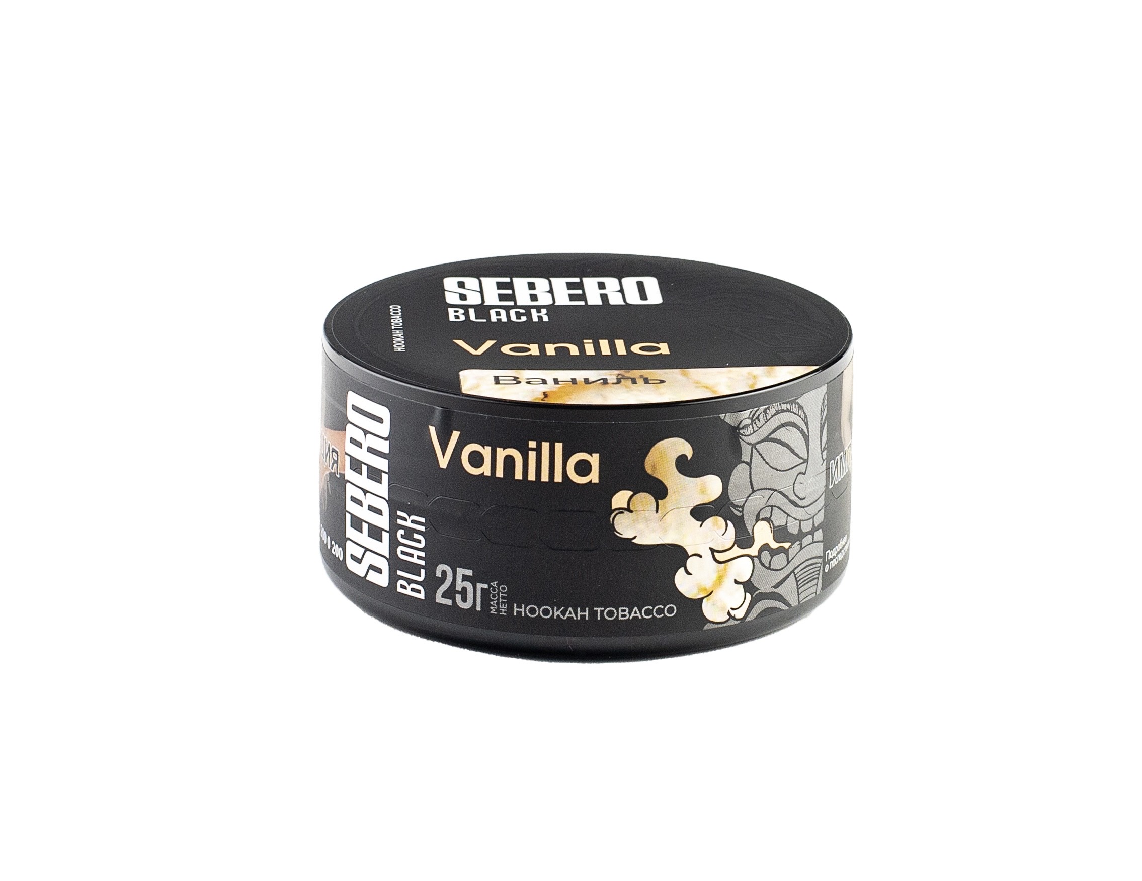 Табак для кальяна - Sebero black - vanilla ( с ароматом ваниль ) - 25 г