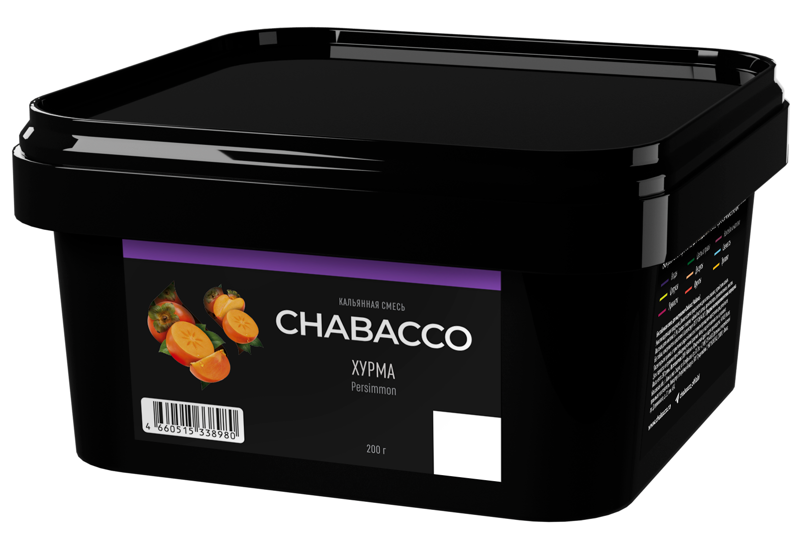 Бестабачная смесь для кальяна - Chabacco - Medium - PERSIMMON ( с ароматом хурма ) - 200 г