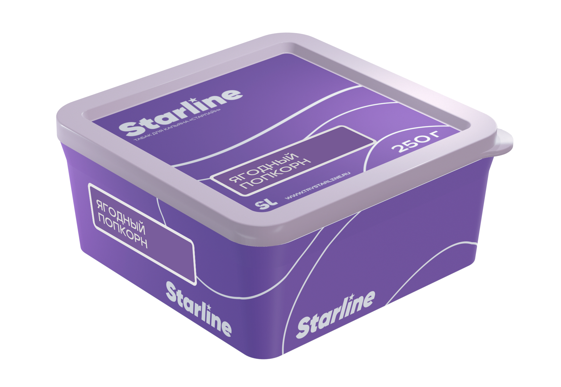 Табак для кальяна - Starline - ЯГОДНЫЙ ПОПКОРН ( с ароматом ягодного попкорна ) - 250 г