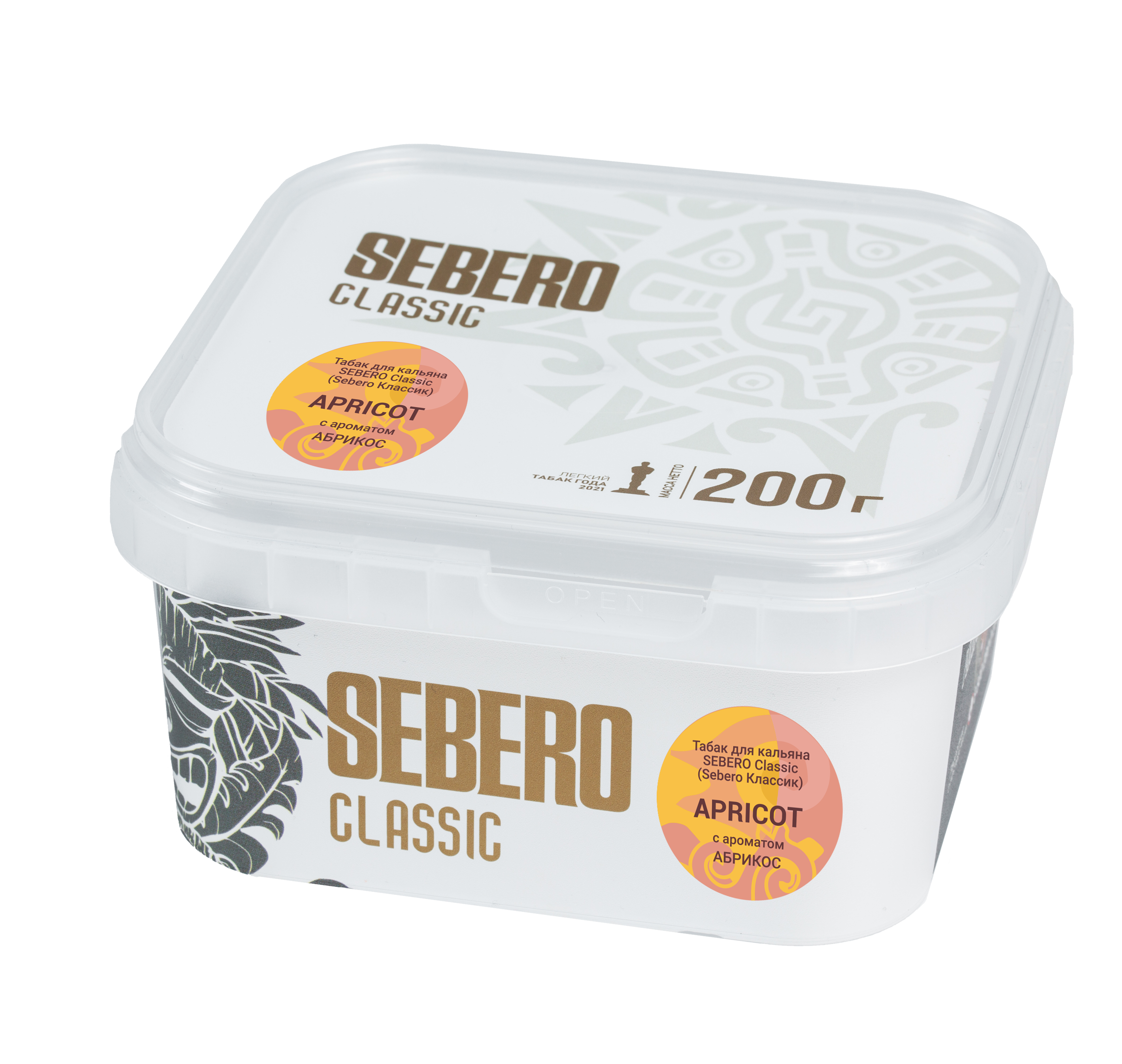 Табак для кальяна - Sebero - APRICOT ( с ароматом абрикос ) - 200 г