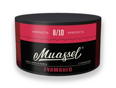 Табак для кальяна - Muassel EXTRA Strong 8/10 - ГУАМАНГО ( с ароматом гуава, манго ) - 200 г