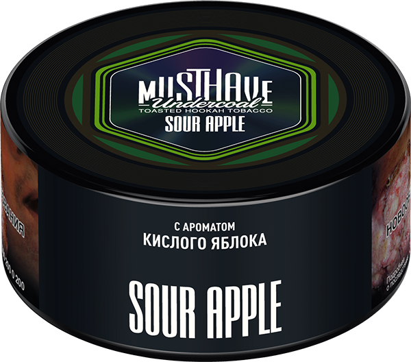 Табак для кальяна - Must Have - Sour Apple ( с ароматом кислое яблоко ) 125 г