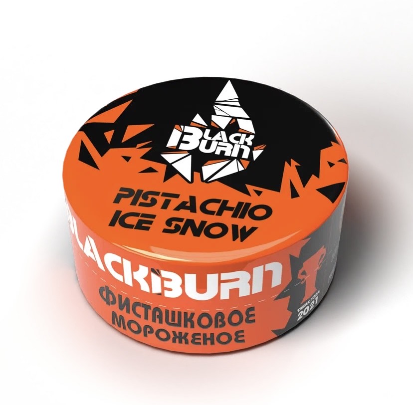 Табак для кальяна - BlackBurn - Pistachio Ice Snow - ( с ароматом фисташковое мороженое ) - 25 г