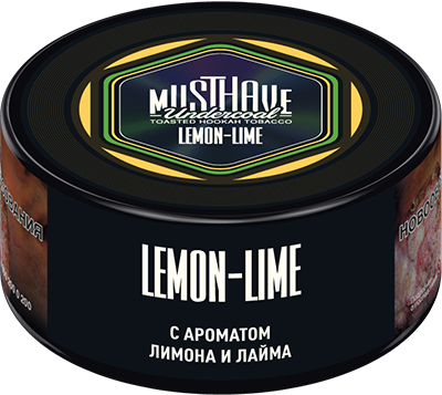Табак для кальяна - Must Have - Lemon-lime ( с ароматом лимон-лайм ) - small size - 25 г