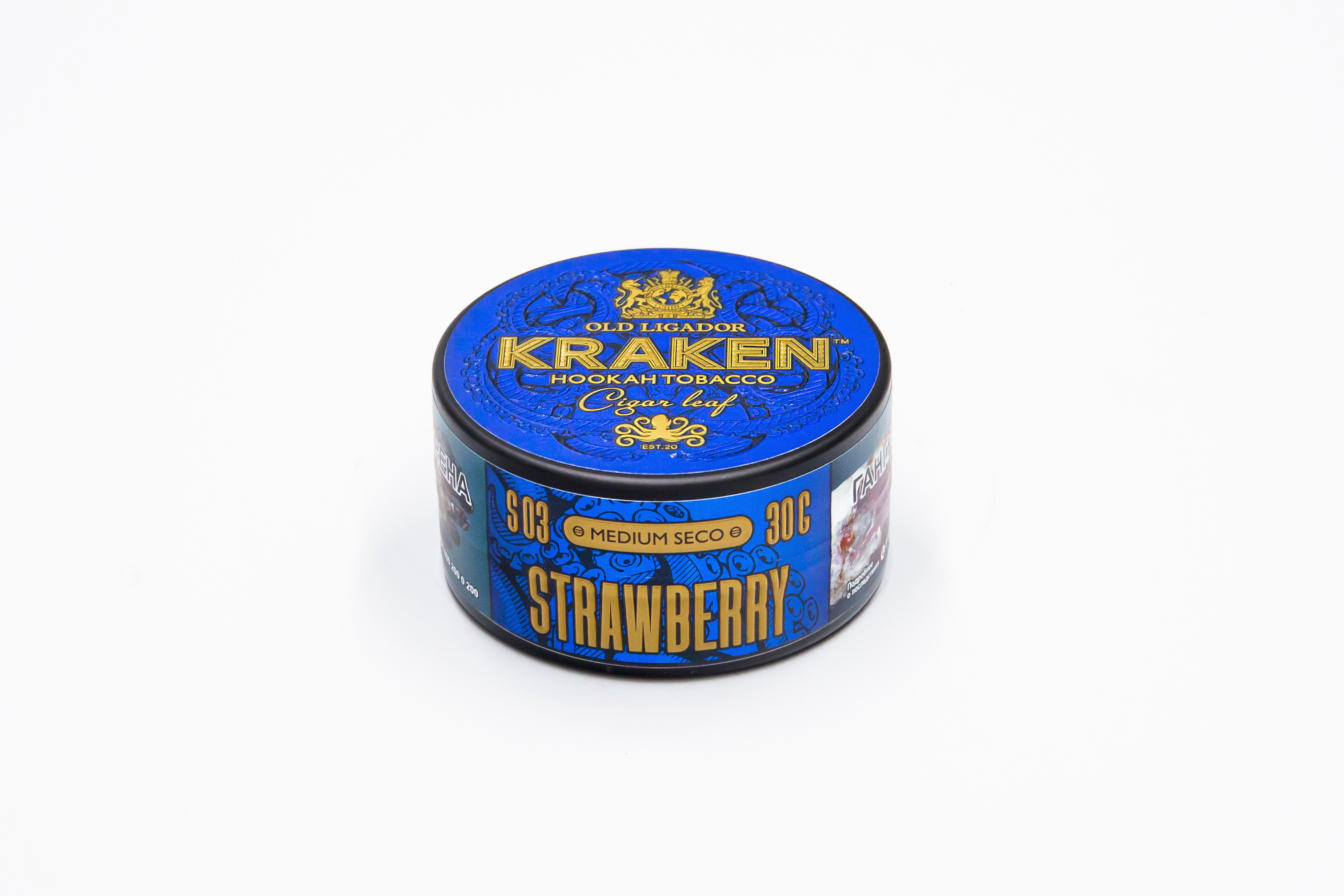 Табак для кальяна - Kraken - MS - Strawberry (S03) ( с ароматом клубника ) - 30 г