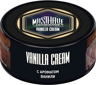 Табак для кальяна - Must Have - Vanilla Cream ( с ароматом ванильный крем ) - small size - 25 г