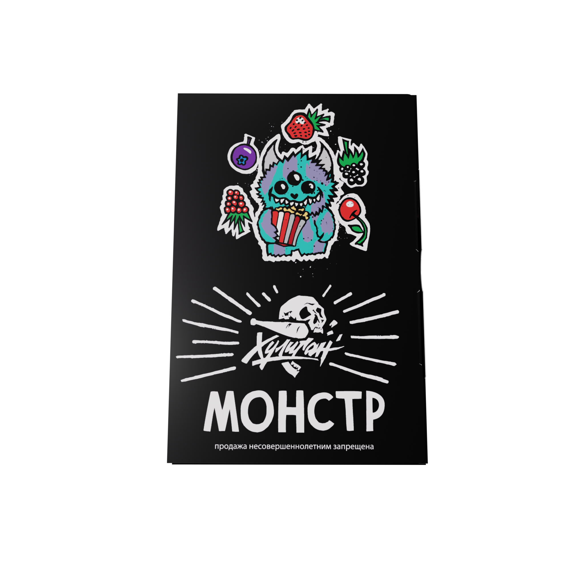New - Табак для кальяна - Хулиган - Монстр ( с ароматом ягодный попкорн ) - 25 г