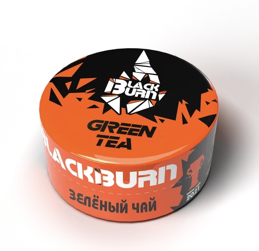 Табак для кальяна - BlackBurn - Green Tea - ( с ароматом зеленый чай ) - 25 г