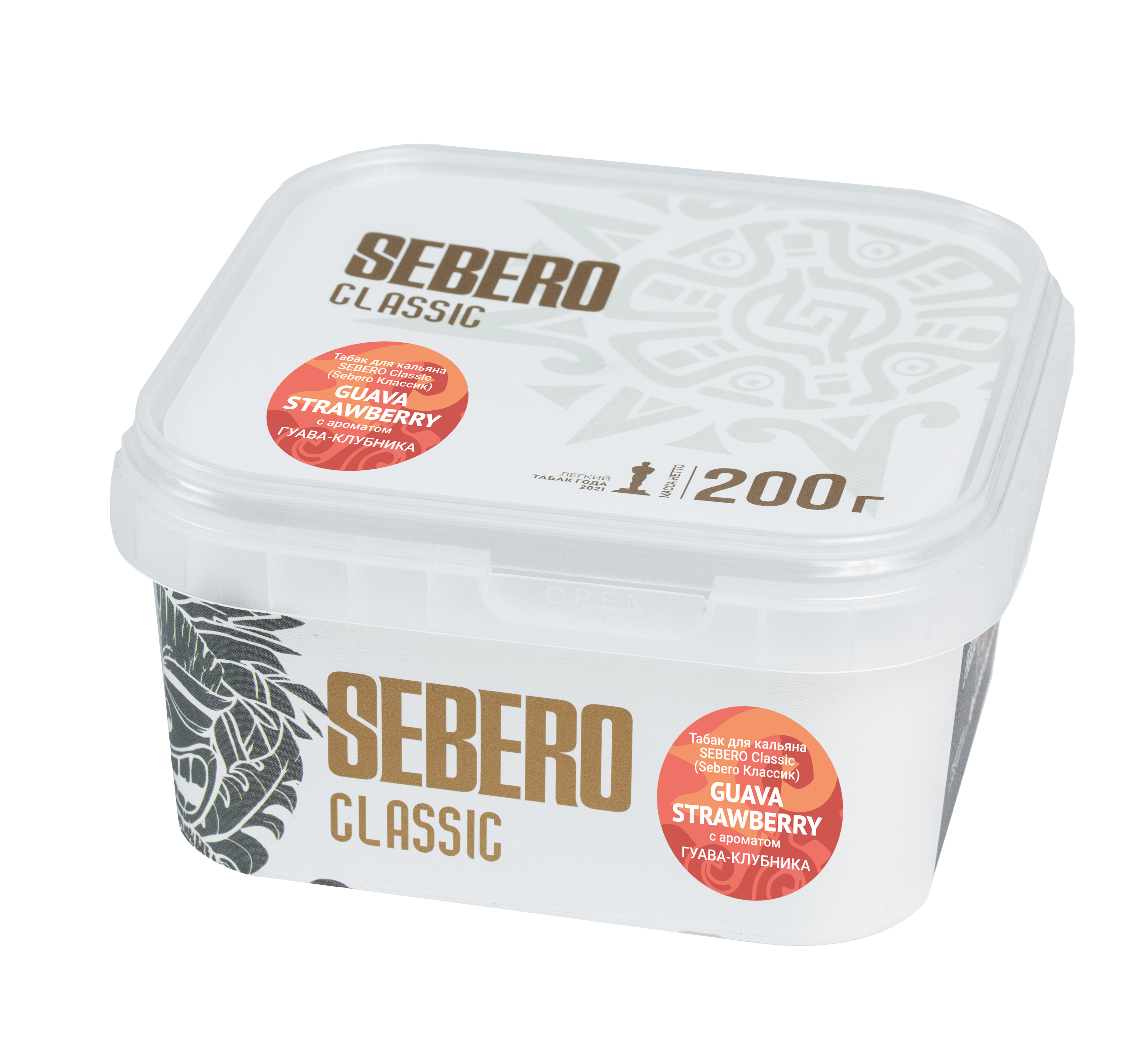 Табак для кальяна - Sebero - GUAVA-STRAWBERRY ( с ароматом гуава-клубника ) - 200 г