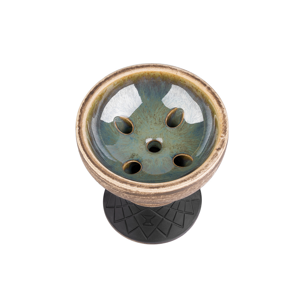 Чаша для кальяна - Alpha Bowl - Turk Design PRO Green Fog ( турка )