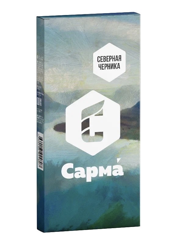 Табак для кальяна - Сарма - Северная Черника ( с ароматом северная черника ) - 40 г