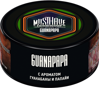 Табак для кальяна - Must Have - Guanapapa ( с ароматом гуанабаны и папайи ) - small size - 25 г