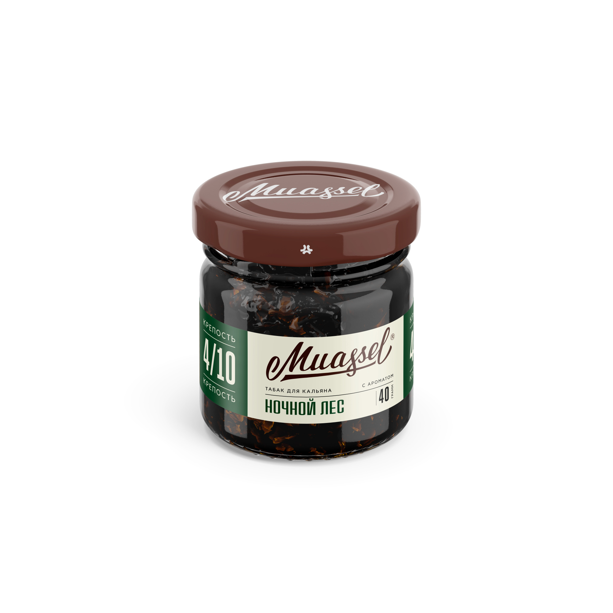 Табак для кальяна - Muassel medium 4/10 - Ночной лес ( с ароматом хвоя, дикие ягоды ) - 40 г