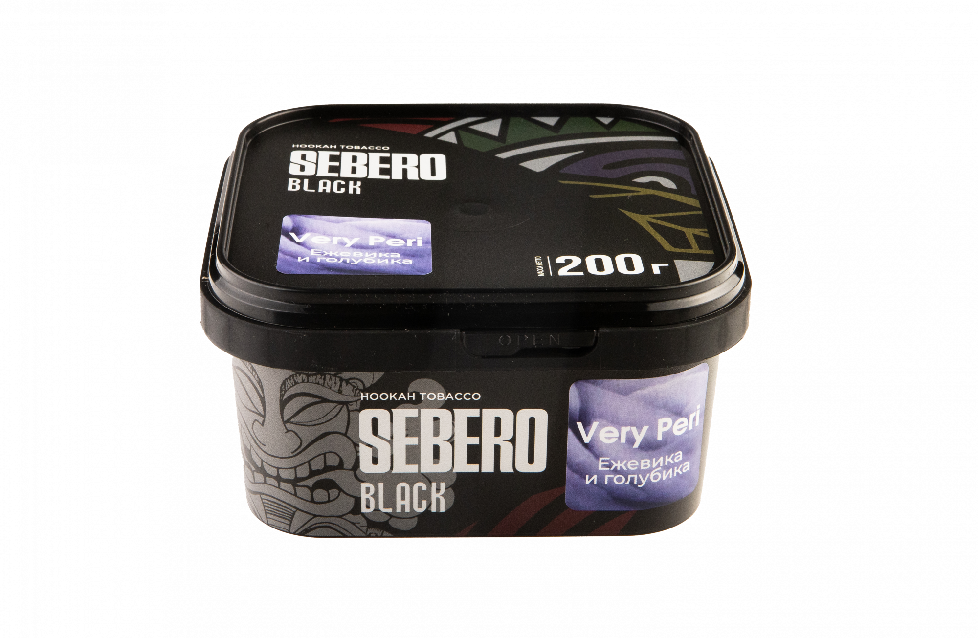 Табак для кальяна - Sebero black - VERY PERI ( с ароматом ежевика и голубика ) - 200 г