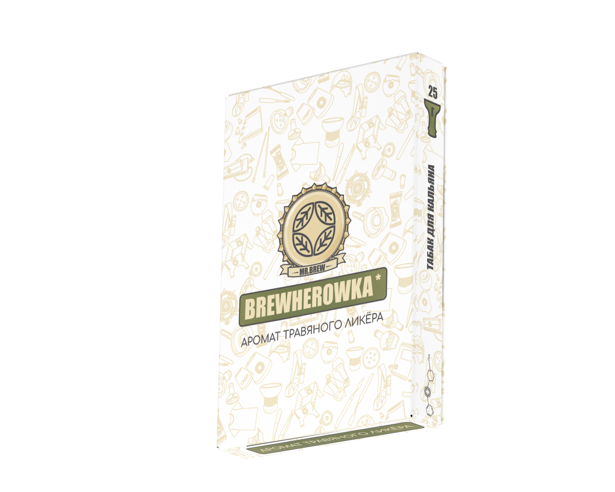 Табак для кальяна - MR. Brew - Brewherowka - ( с ароматом травяного ликера ) - 25 г