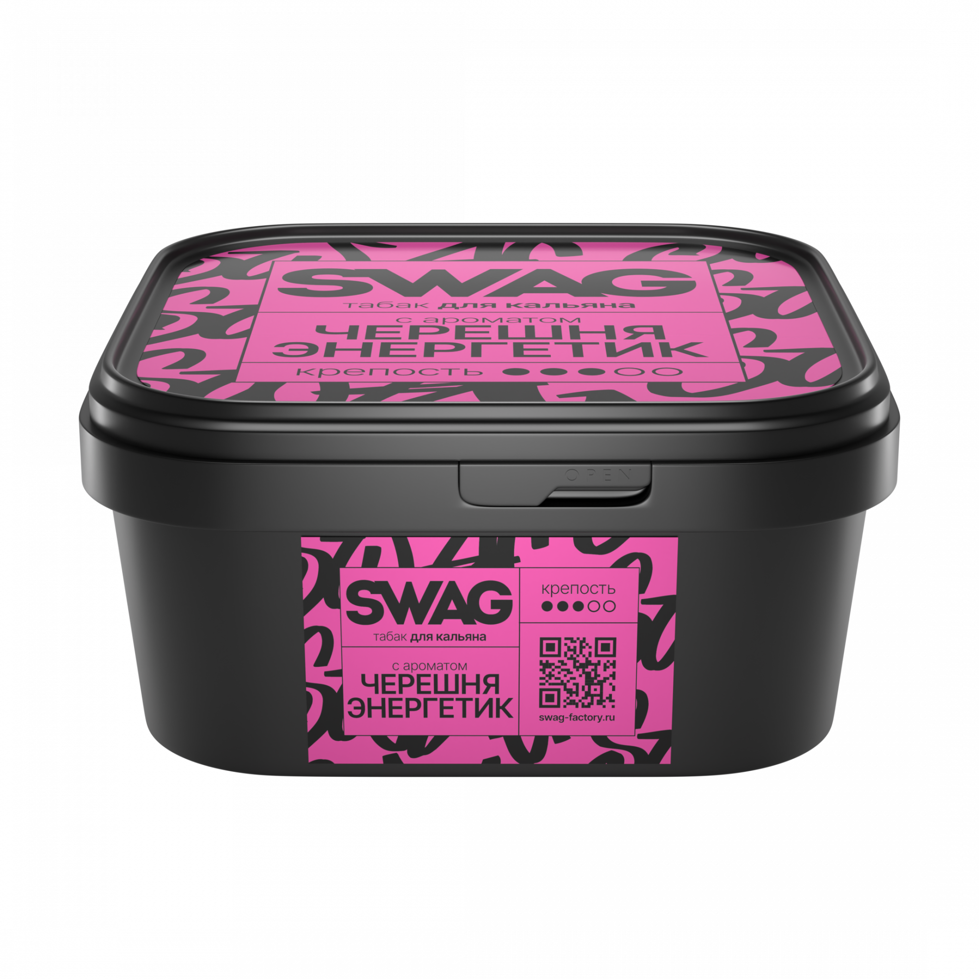 Табак для кальяна - Swag - ЧЕРЕШНЯ ЭНЕРГЕТИК ( с ароматом черешня энергетик ) - 200 г