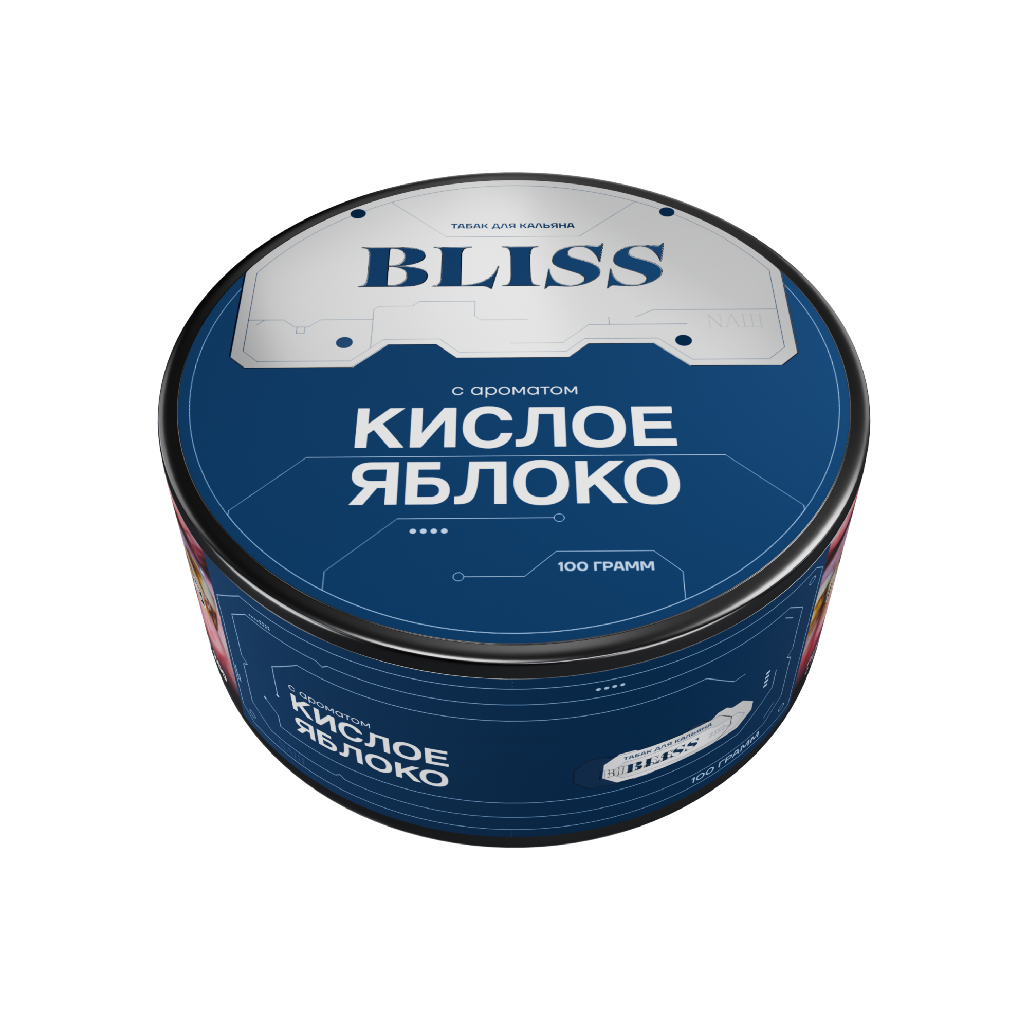 New - Табак для кальяна - Bliss - Кислое Яблоко ( с ароматом кислое яблоко ) - 100 г