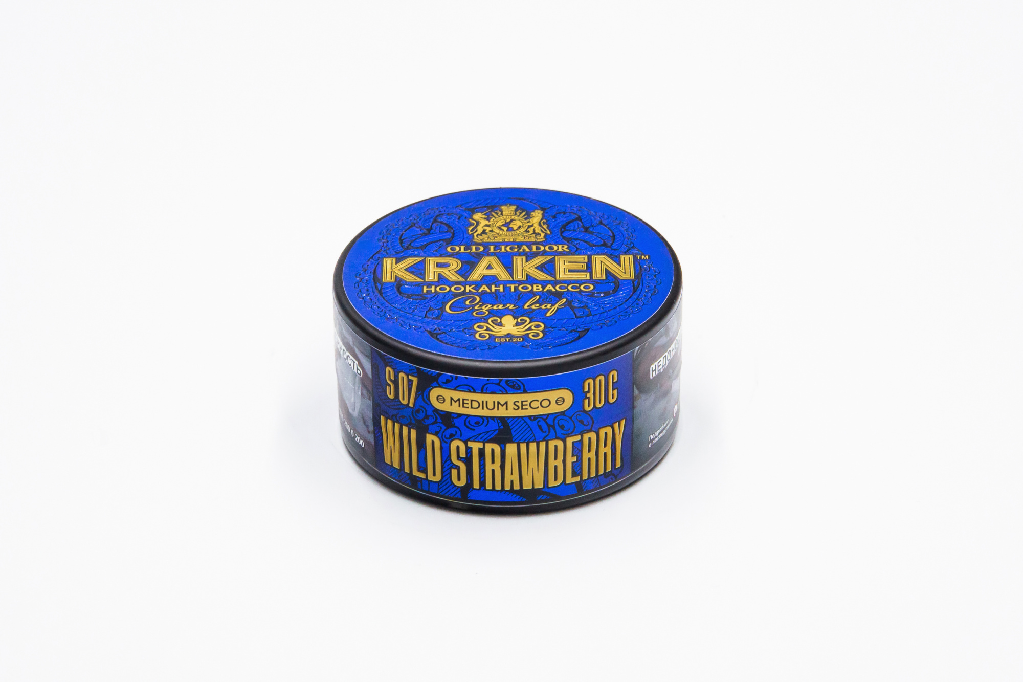 Табак для кальяна - Kraken - MS - Wild Strawberry (S07) ( с ароматом земляника ) - 30 г