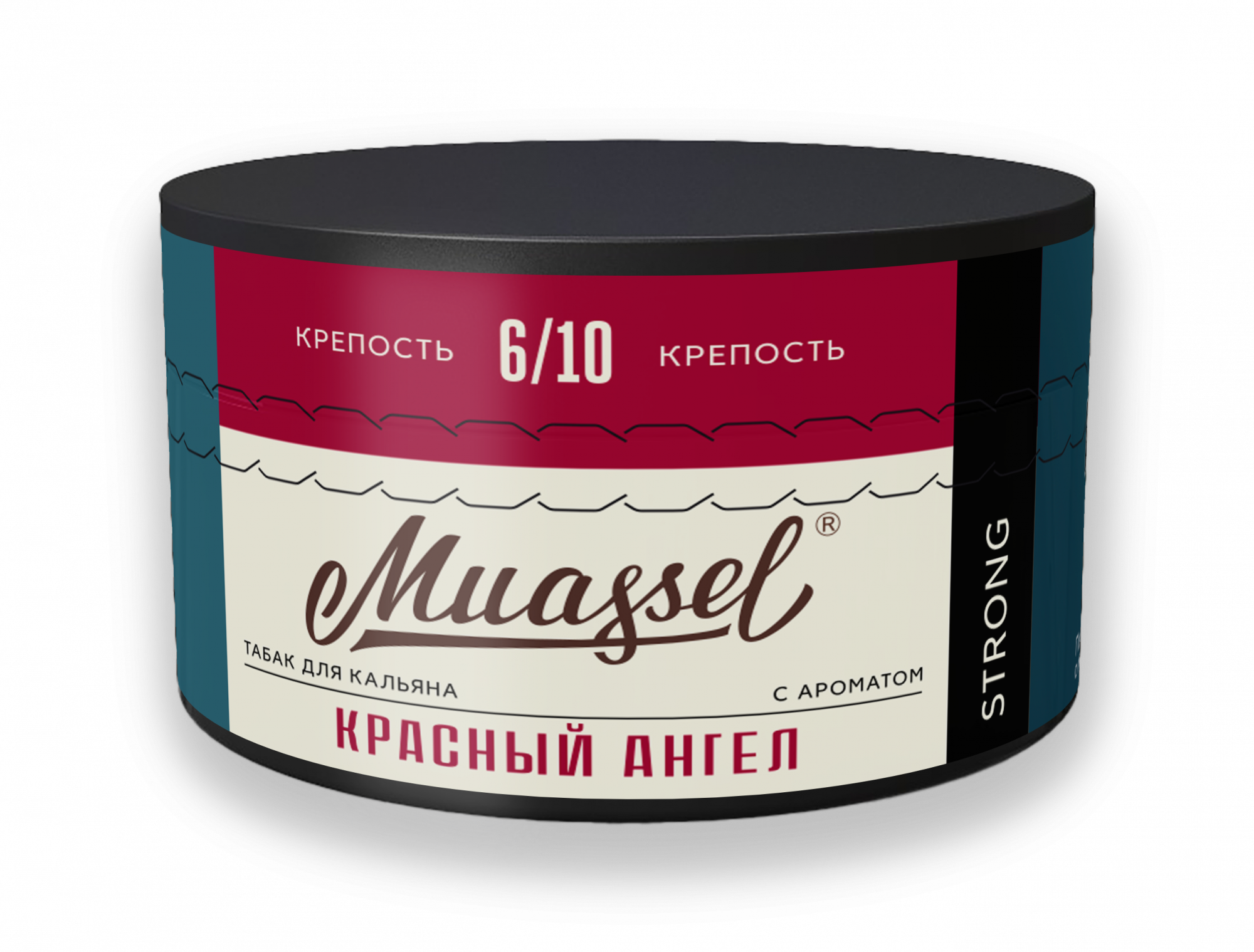 Табак для кальяна - Muassel Medium 4/10 - КРАСНЫЙ АНГЕЛ ( с ароматом клубника, цитрус ) - 200 г