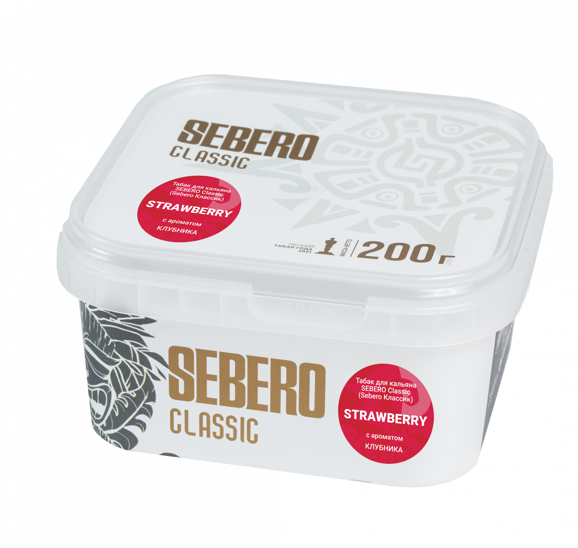 Табак для кальяна - Sebero - STRAWBERRY ( с ароматом клубника ) - 200 г