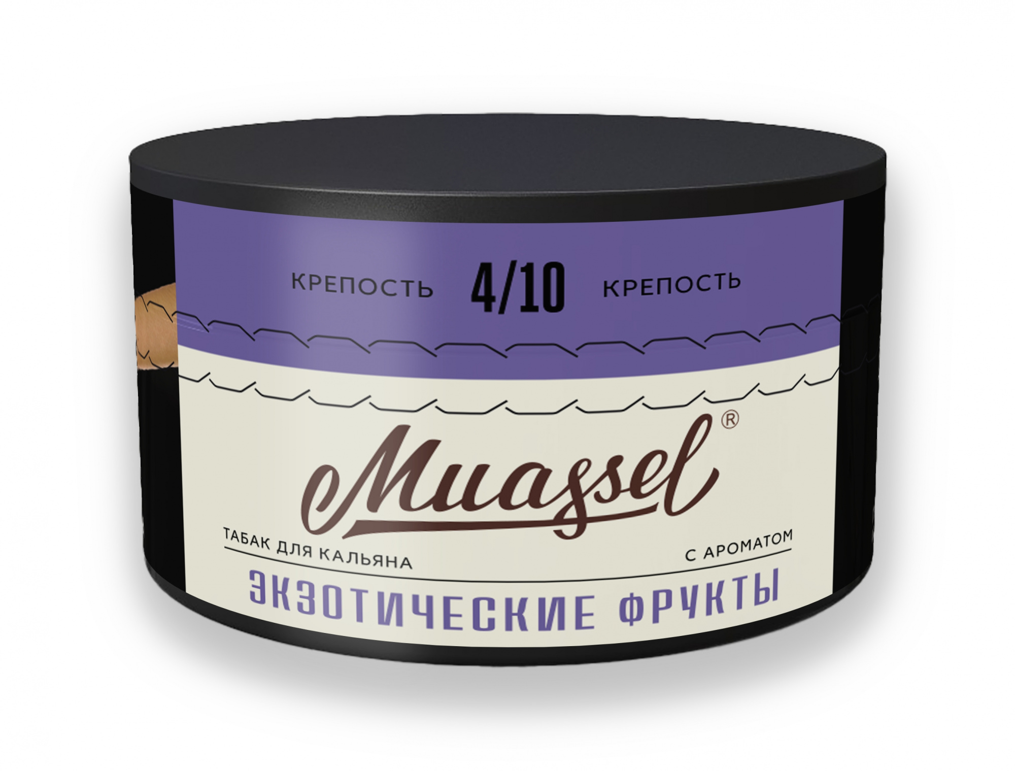 Табак для кальяна - Muassel Medium 4/10 - ЭКЗОТИЧЕСКИЕ ФРУКТЫ ( с ароматом маракуйя, гуава, киви, манго ) - 200 г
